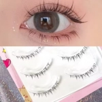 5 Pairs Manga Eye A Shaped False Eyelashes Wet Lashes Thick Manhua Spiked Eyelashes Naturally Soft Douyin Makeups Lash Extension