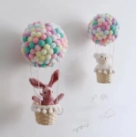 Handmade diy hot air balloon night light pendant material bag pendant for girlfriends graduation day gift